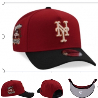 New York Mets MLB 9FORTY Curved Adjustable Hats 129165