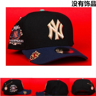 New York Yankees MLB 9FORTY Curved Adjustable Hats Accessories Not Included 129173