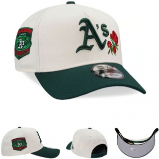 Oakland Athletics MLB 9FORTY Curved Adjustable Hats 129174