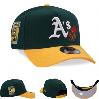 Oakland Athletics MLB 9FORTY Curved Adjustable Hats 129177