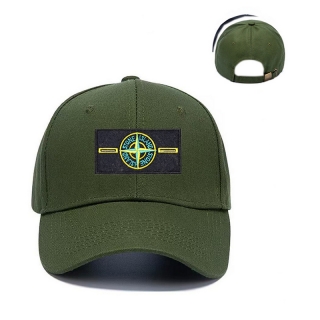 Stone Island Curved Strapback Hats 129590
