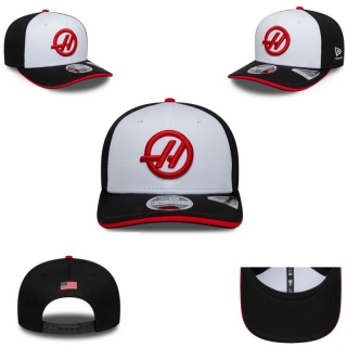 New Era Formula 1 Haas Team Seasonal 9SEVENTY Curved Adjustable Hats 130246