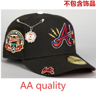 Atlanta Braves MLB 9FORTY Curved Adjustable Hats Accessories Not Included 130262