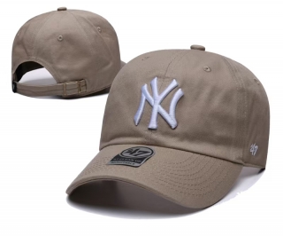 New York Yankees MLB Curved 47Brand Adjustable Hats 130345