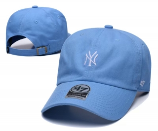 New York Yankees MLB Curved 47Brand Adjustable Hats 130346