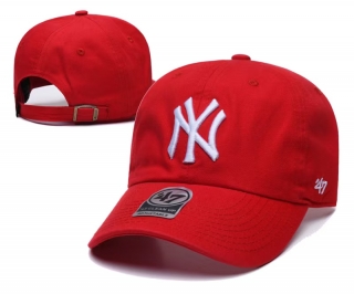 New York Yankees MLB Curved 47Brand Adjustable Hats 130353