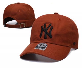 New York Yankees MLB Curved 47Brand Adjustable Hats 130367