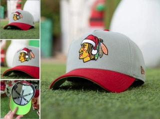 Chicago Blackhawks NHL 9FORTY Curved Adjustable Hats 130375