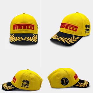 Pirelli Podium Curved Adjustable Hats 130409