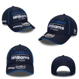 Williams Racing New Era Team 9FORTY M-Crown Navy Adjustable Hats 130417