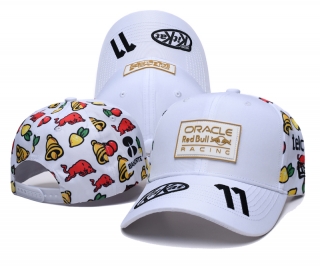 Red Bull Curved Snapback Hats 130564