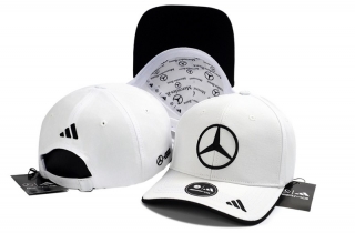Mercedes-Bens AMG Pure Cotton High Quality Curved Strapback Hats 128685