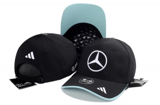 Mercedes-Bens AMG Pure Cotton High Quality Curved Adjustable Hats 130570