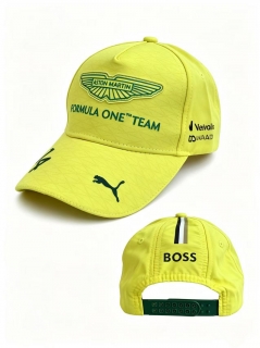 Aston Martin Formula One Team Curved Adjustable Hats 130602