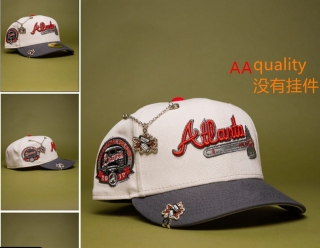 Atlanta Braves MLB 9FORTY Curved Adjustable Hats Accessories Not Included 130604