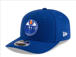 Edmonton Oilers NHL Curved Snapback Hats 130614