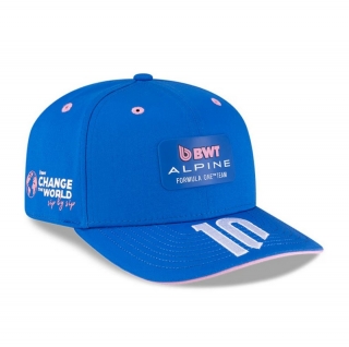 BWT Alpine F1 Team 130777 Team Curved 9SEVENTY Stretch-Snap Adjustable Hats 130777