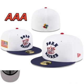 Born X Raised & WBC USA Rocker MLB 59FIFTY Fitted Hats 131017