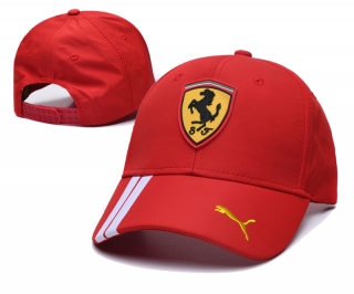 Ferrari Curved Adjustable Hats 131171