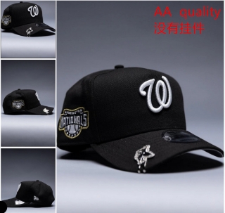 Washington Nationals MLB 9FORTY Curved Adjustable Hats Accessories Not Included 131231