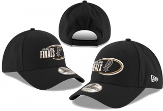 San Antonio Spurs 131252 NBA Finals 9FORTY Curved Adjustable Hats 131252