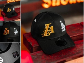 Los Angeles Lakers NBA 9FORTY Curved Adjustable Hats 131347