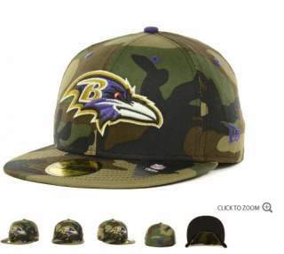 New Era Baltimore Ravens NFL Camo Pop 59FIFTY Caps 00080