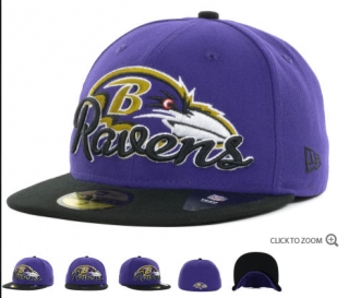 New Era Baltimore Ravens NFL Script Down 59FIFTY Caps 00083