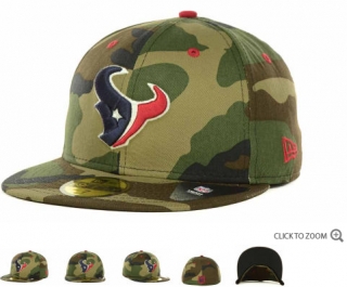 New Era Houston Texans NFL Camo Pop 59FIFTY Caps 00134