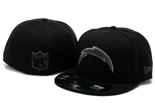 New Era San Diego Chargers NFL Black Gray Basic 59FIFTY Caps 00208