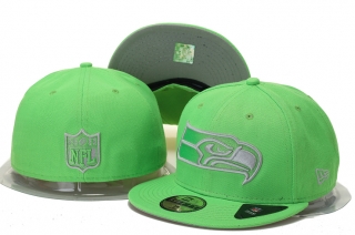 New Era Seattle Seahawks NFL Pop Gray Basic 59FIFTY Caps 00238