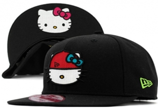 Hello Kitty Snapback Hats Flat Brim 00688