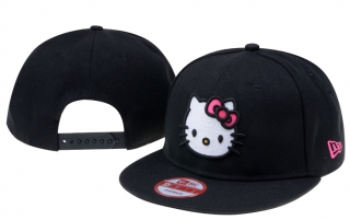 Hello Kitty Snapback Hats Flat Brim 00689