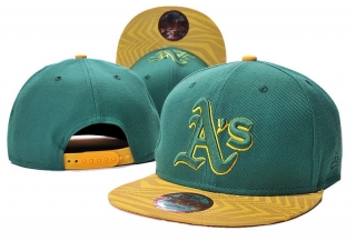 Oakland Athletics MLB Snapback Hats Flat Brim 10041