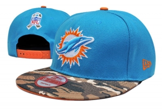 Miami Dolphins NFL Snapback Hats Flat Brim 10241