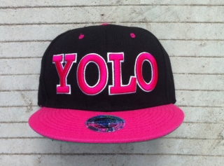 YOLO Snapback Hats Flat Brim 10521