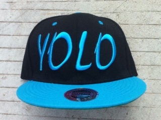 YOLO Snapback Hats Flat Brim 10522