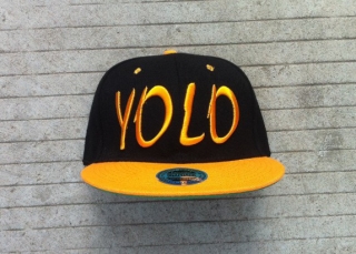 YOLO Snapback Hats Flat Brim 10523
