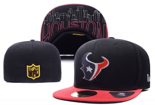 Houston Texans NFL 59FIFTY Fitted Hats Flat Brim 10908
