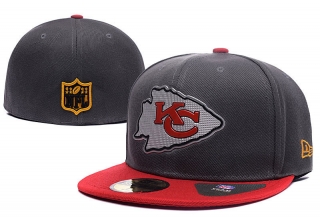 Kansas City Chiefs NFL 59FIFTY Fitted Hats Flat Brim 10914