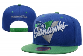 Seattle Seahawks NFL Snapback Hats Flat Brim 11365