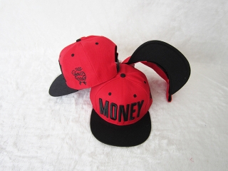 MONEY Snapback Hats Flat Brim 12824