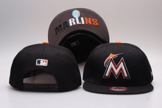 MLB Miami Marlins Snapback Hats 31259