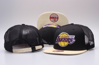 NBA Los Angeles Lakers Mesh Snapback Hats 31351