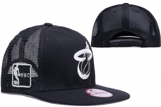 NBA Miami Heat Mesh Snapback Hats 31365
