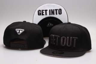 GET OUT GET INTO Snapback Hats 35107