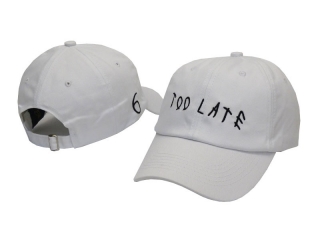 TOO LATE Curved Snapback Hats 36214