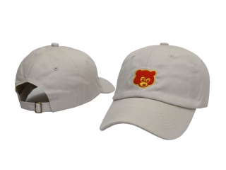 Cheap Little Bear Head Logo Curved Snapback Hats 38656