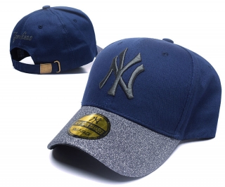 MLB New York Yankees Curved Snapback Caps 46217