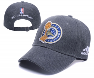 NBA Golden State Warriors 2017 Champions Curved Snapback Caps 46430